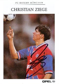 Christian Ziege   FC Bayern München 1994/1995  Fußball Autogrammkarte original signiert 