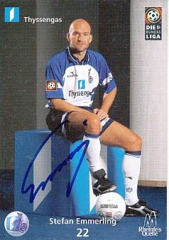 Stefan Emmerling  MSV Duisburg  Fußball Autogrammkarte  original signiert 