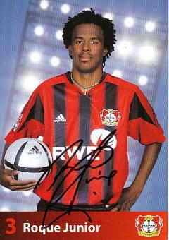 Roque Junior  Bayer 04 Leverkusen 2004/2005  Fußball Autogrammkarte  original signiert 
