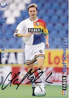 Olaf Schreiber  VFL Bochum  1998/1999  Fußball Autogrammkarte  original signiert 