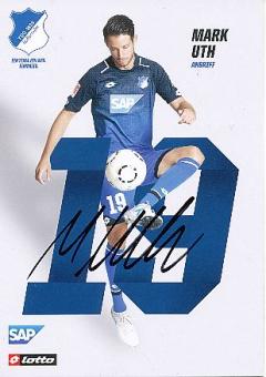 Mark Uth  TSG Hoffenheim  Fußball Autogrammkarte  original signiert 