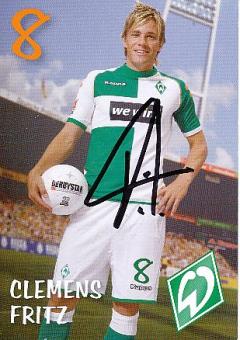 Clemens Fritz  SV Werder Bremen  2006/2007  Fußball Autogrammkarte  original signiert 