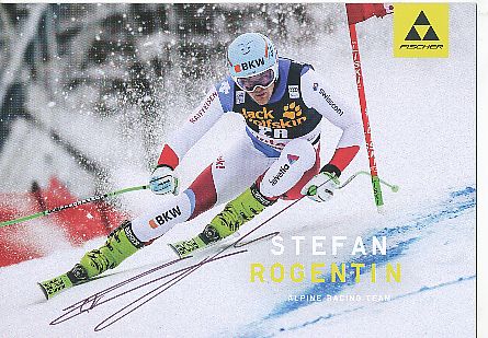 Stefan Rogentin  Schweiz  Ski Alpin Autogrammkarte  original signiert 