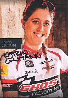 Katrin Leumann  Radsport  Autogrammkarte  original signiert 