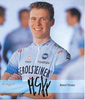 Marcel Strauss  Team Gerolsteiner   Radsport  Autogrammkarte  original signiert 