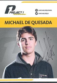 Michael De Quesada  Porsche  Auto Motorsport  Autogrammkarte  original signiert 