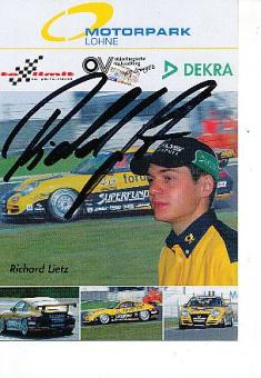 Richard Lietz   Porsche  Auto Motorsport  Autogrammkarte  original signiert 