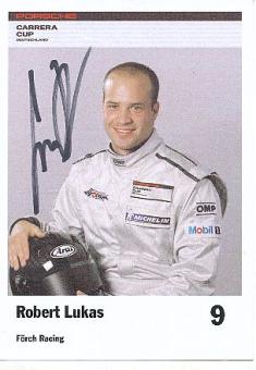 Robert Lukas  Porsche  Auto Motorsport  Autogrammkarte  original signiert 