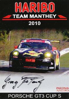 Haribo  Racing Team Manthey 2010  Porsche  Auto Motorsport  Autogrammkarte  original signiert 
