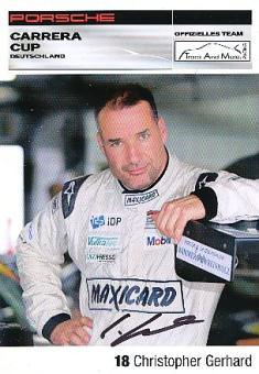 Christopher Gerhard  Porsche  Auto Motorsport  Autogrammkarte  original signiert 