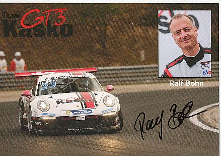 Ralf Bohn   Porsche  Auto Motorsport  Autogrammkarte  original signiert 
