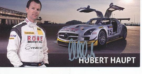 Hubert Haupt  Mercedes  Auto Motorsport  Autogrammkarte  original signiert 