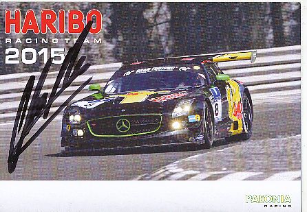 Haribo Team 2015  Mercedes  Auto Motorsport  Autogrammkarte  original signiert 