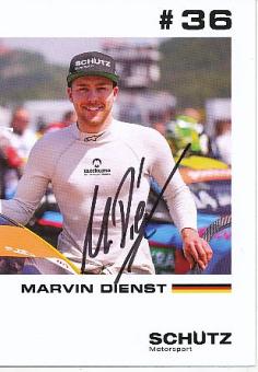 Marvin Dienst  Mercedes  Auto Motorsport  Autogrammkarte  original signiert 