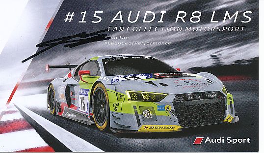 Adrien De Leener  Audi  Auto Motorsport  Autogrammkarte  original signiert 