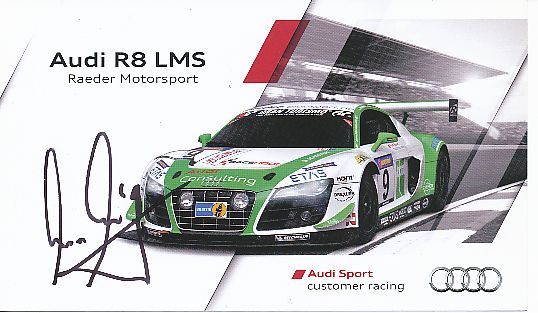 Luca Ludwig  Audi  Auto Motorsport  Autogrammkarte  original signiert 