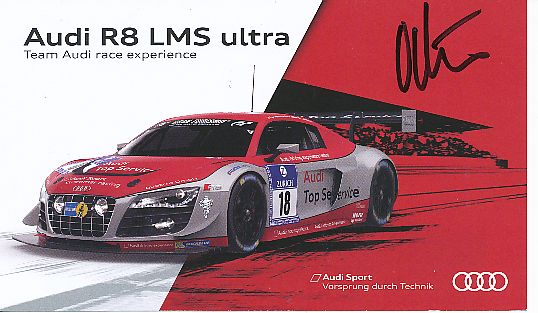 Dominique Bastien  Audi  Auto Motorsport  Autogrammkarte  original signiert 
