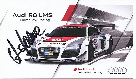?  Audi  Auto Motorsport  Autogrammkarte  original signiert 