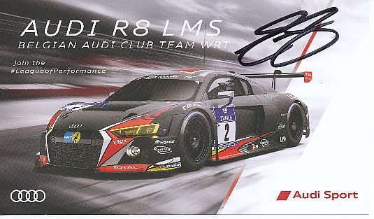Edward Sandström  Audi  Auto Motorsport  Autogrammkarte  original signiert 