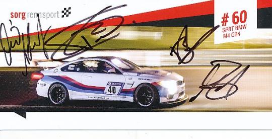 Sorg  Rennsport  BMW Auto Motorsport  Autogrammkarte  original signiert 