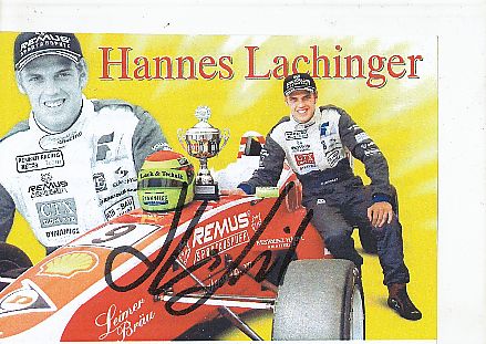 Hannes Lachinger  Auto Motorsport  Autogrammkarte  original signiert 