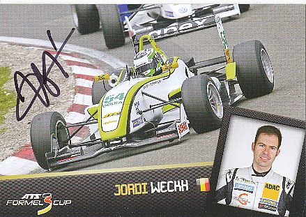 Jordi Weckh   Auto Motorsport  Autogrammkarte  original signiert 