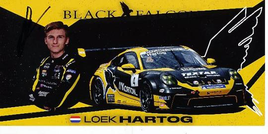 Loek Hartog  Auto Motorsport  Autogrammkarte  original signiert 