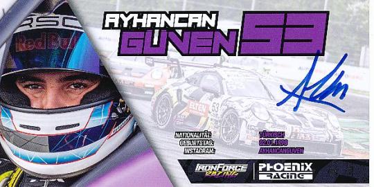 Ryhancan Gunen  Auto Motorsport  Autogrammkarte  original signiert 