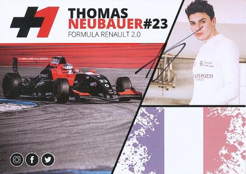 Thomas Neubauer  Renault  Auto Motorsport  Autogrammkarte  original signiert 