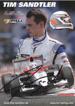 Tim Sandtler   Auto Motorsport  Autogrammkarte  original signiert 