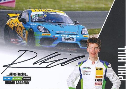 Phill Hill   Porsche  Auto Motorsport  Autogrammkarte  original signiert 