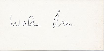 Walter Mai  Segeln Autogramm Blatt  original signiert 