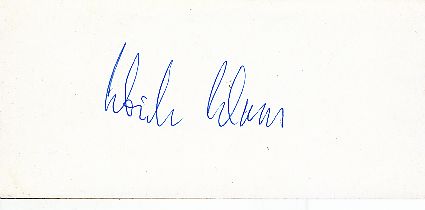 Ulrich Klaes  Hockey  Autogramm Blatt  original signiert 