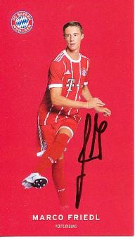 Marco Friedl  FC Bayern München 2017/2018   Fußball Autogrammkarte  original signiert 
