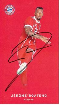 Jerome Boateng  FC Bayern München 2017/2018   Fußball Autogrammkarte  original signiert 