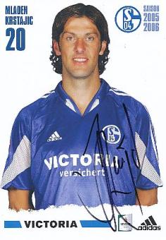 Mladen Kristajic  2005/2006  FC Schalke 04 Fußball Autogrammkarte  original signiert 