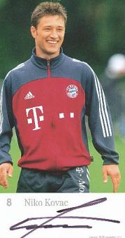 Niko Kovac  2002/2003  FC Bayern München  Fußball Autogrammkarte original signiert 