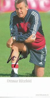 Ottmar Hitzfeld  2002/2003  FC Bayern München  Fußball Autogrammkarte original signiert 