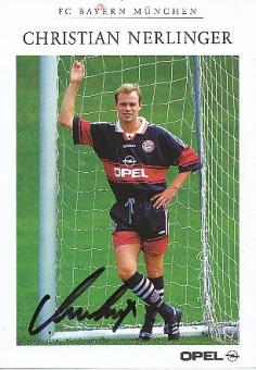 Christian Nerlinger   1997/1998  FC Bayern München  Fußball Autogrammkarte original signiert 