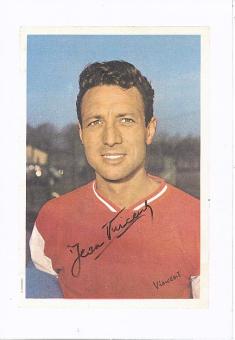 Jean Vincent † 2013  Frankreich WM 1958  Fußball Autogrammkarte original signiert 