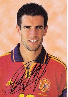 David Albelda  Spanien  Fußball Autogrammkarte original signiert 