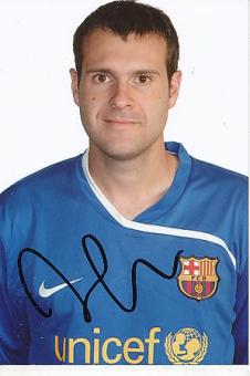 Albert Jorquera   FC Barcelona  Fußball Autogramm Foto original signiert 
