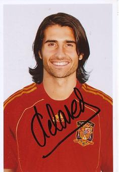 Ruben de la Red  Spanien Europameister EM 2008  Fußball Autogramm Foto original signiert 