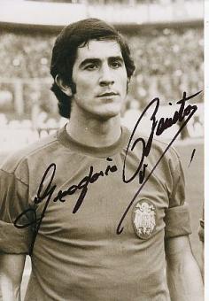 Gregorio Benito † 2020  Spanien  Fußball Autogramm Foto original signiert 