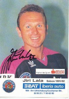 Jiri Lala  Mannheimer ERC   Eishockey Autogrammkarte  original signiert 