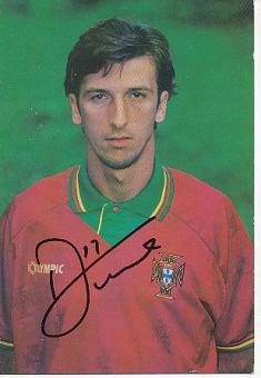 Dimas Teixeira   Portugal   Fußball Autogrammkarte original signiert 