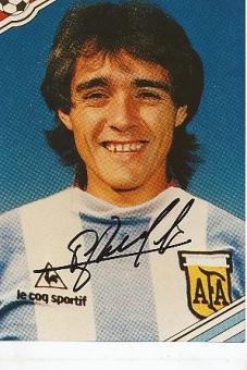 Pedro Pasculli  Argentinien Weltmeister WM 1986 Fußball  Autogramm Foto  original signiert 