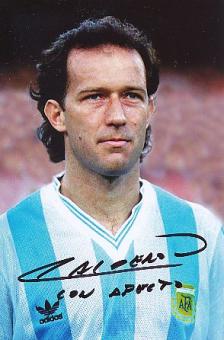 Gabriel Calderón   Argentinien WM 1990  Fußball  Autogramm Foto  original signiert 