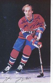 Guy Lafleur † 2022   Nordiques de Québec   Eishockey Autogrammkarte  original signiert 
