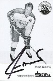 Jonas Bergkvist  Mannheimer ERC   Eishockey Autogrammkarte  original signiert 